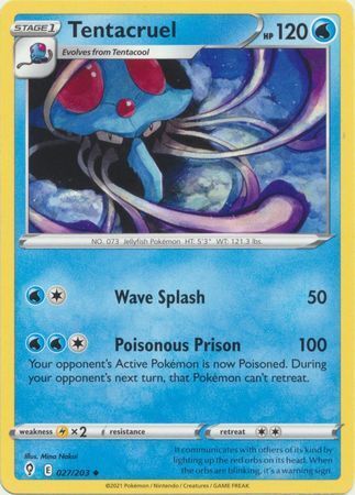 SWSH Evolving Skies 027/203 Tentacruel