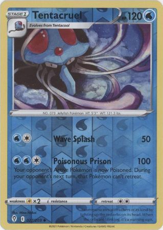 SWSH Evolving Skies 027/203 Tentacruel Reverse