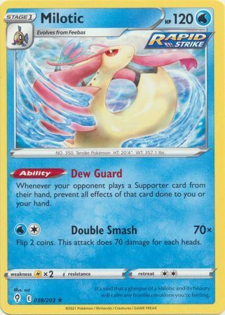 SWSH Evolving Skies 038/203 Milotic