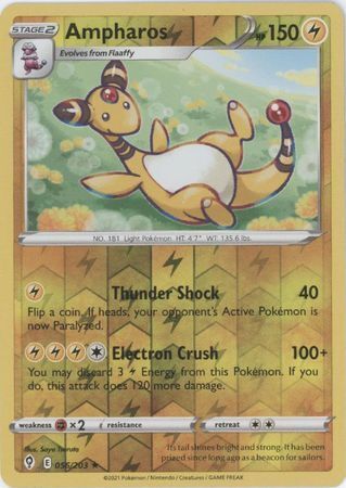 SWSH Evolving Skies 056/203 Ampharos Reverse