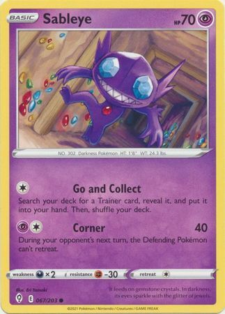 SWSH Evolving Skies 067/203 Sableye