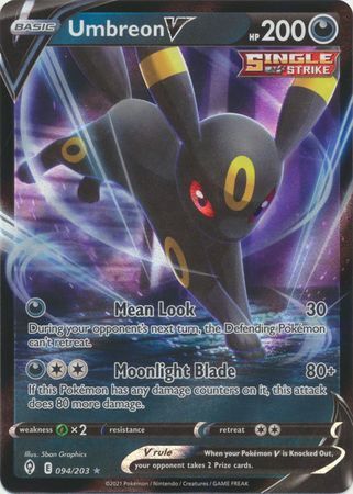 SWSH Evolving Skies 094/203 Umbreon V