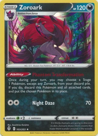 SWSH Evolving Skies 103/203 Zoroark