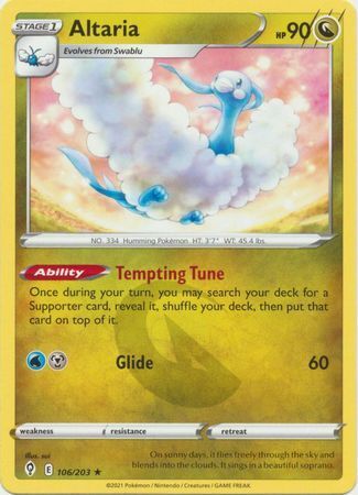 SWSH Evolving Skies 106/203 Altaria