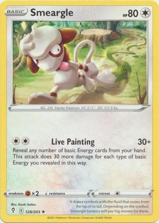 SWSH Evolving Skies 128/203 Smeargle