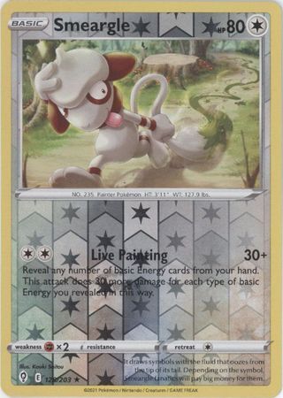 SWSH Evolving Skies 128/203 Smeargle Reverse