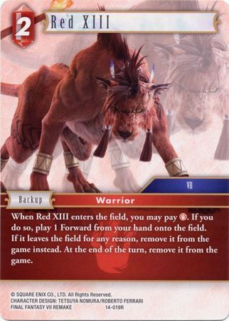 Final Fantasy Opus XIV 14-019 Red XIII