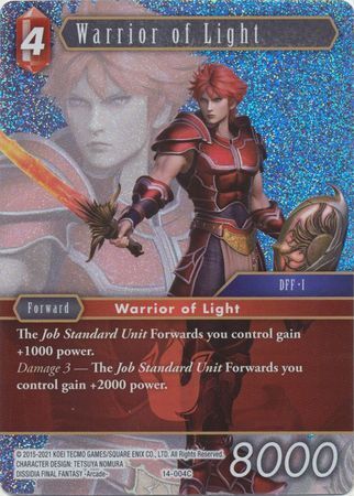 Final Fantasy Opus XIV 14-004 Warrior of Light Foil