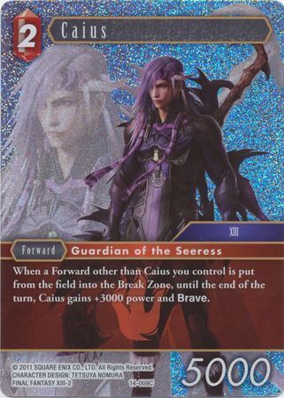 Final Fantasy Opus XIV 14-008 Caius Foil