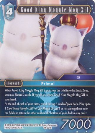 Final Fantasy Opus XIV 14-031 Good King Moggle Mog XII