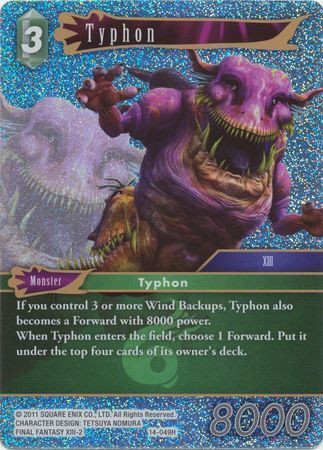 Final Fantasy Opus XIV 14-049 Typhon Foil