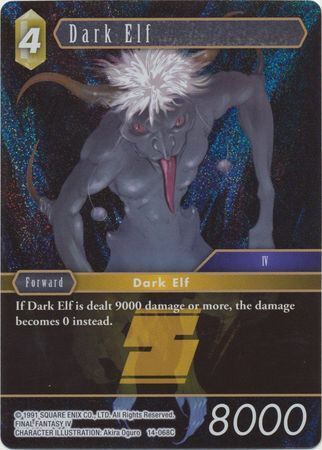 Final Fantasy Opus XIV 14-068 Dark Elf Foil