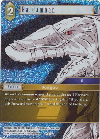 Final Fantasy Opus XIV 14-070 Ba’Gamnan Foil