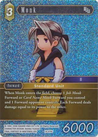 Final Fantasy Opus XIV 14-074 Monk Foil