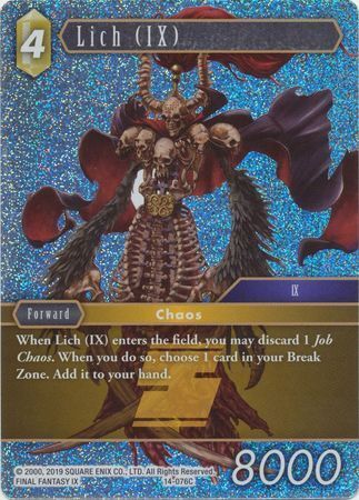 Final Fantasy Opus XIV 14-076 Lich (IX) Foil