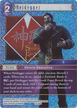 Final Fantasy Opus XIV 14-086 Heidegger Foil