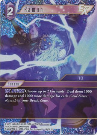 Final Fantasy Opus XIV 14-091 Ramuh Foil