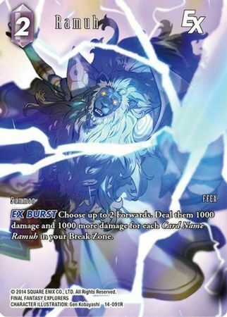 Final Fantasy Opus XIV 14-091 Ramuh Full Art