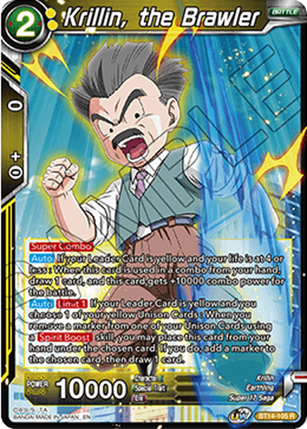 Cross Spirits BT14-105 Krillin The Brawler