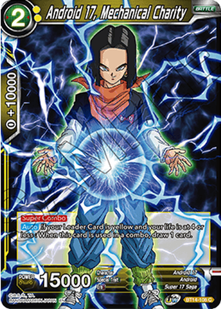 Cross Spirits BT14-108 Android 17 Mechanical Charity