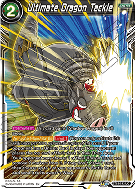 Cross Spirits BT14-143 Ultimate Dragon Tackle