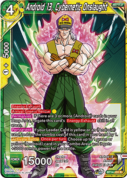 Cross Spirits BT14-151 Android 13 Cybernetic Onslaught