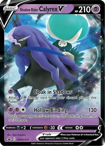 Shadow Rider Calyrex V Promo