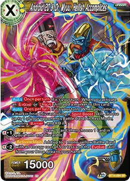 Cross Spirits BT14-094 Android 20 & Dr. Myuu Hellish Accomplices Sealed