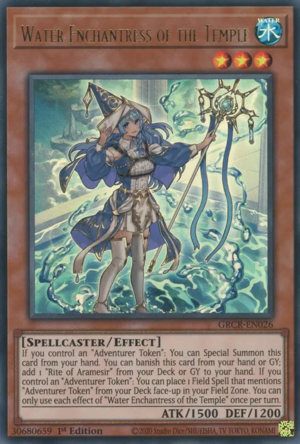 The Grand Creators GRCR-EN026 Water Enchantress of the Temple