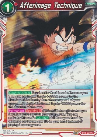 Dragon Ball Super Card Game - Mythic MB-01 BT5-023 Afterimage Technique