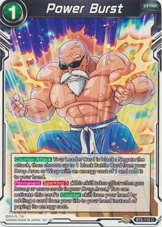 Dragon Ball Super Card Game - Mythic MB-01 BT5-115 Power Burst