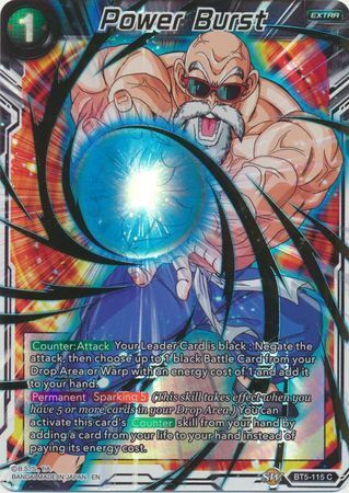 Dragon Ball Super Card Game - Mythic MB-01 BT5-115 Power Burst [Gold Stamp]