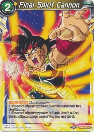 Dragon Ball Super Card Game - Mythic MB-01 DB1-079 Final Spirit Cannon