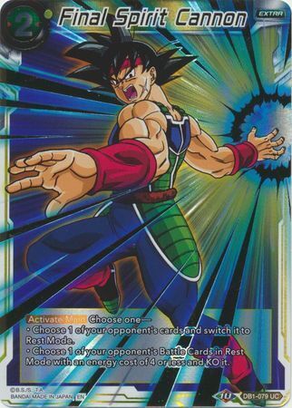 Dragon Ball Super Card Game - Mythic MB-01 DB1-079 Final Spirit Cannon [Gold Stamp]