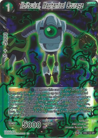 Dragon Ball Super Card Game - Mythic MB-01 DB2-143 Koitsukai, Mechanical Courage [Gold Stamp]