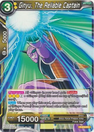 Dragon Ball Super Card Game - Mythic MB-01 P-019 Ginyu, The Reliable Captain