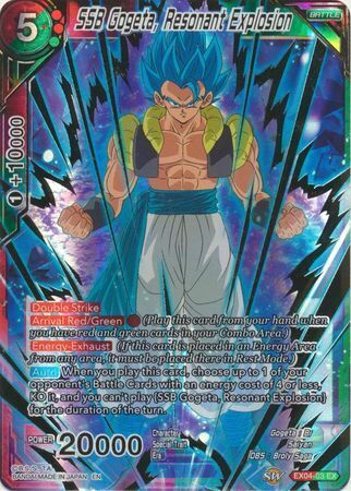 Dragon Ball Super Card Game - Mythic MB-01 EX04-03 SSB Gogeta, Resonant Explosion [Gold Stamp]