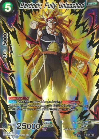 Dragon Ball Super Card Game - Mythic MB-01 P-067 Bardock, Fully Unleashed [Gold Stamp]