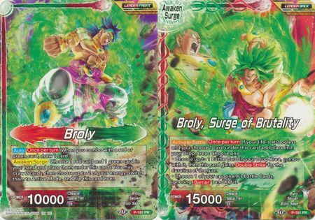 Dragon Ball Super Card Game - Mythic MB-01 P-181 Broly, Surge of Brutality