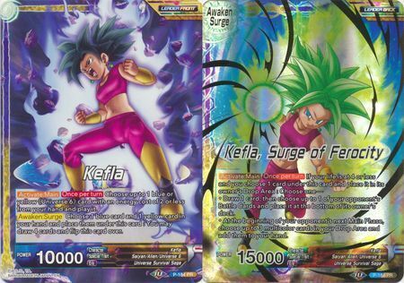 Dragon Ball Super Card Game - Mythic MB-01 P-184 Kefla, Surge of Ferocity [Gold Stamp]