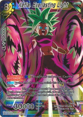 Dragon Ball Super Card Game - Mythic MB-01 P-185 Kefla, Everlasting Light [Gold Stamp]