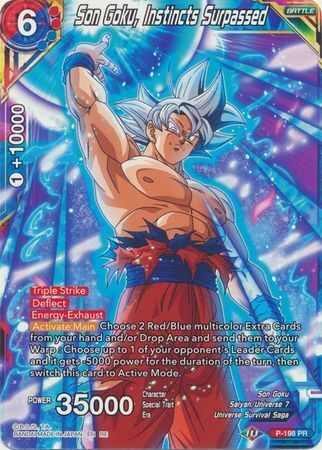 Dragon Ball Super Card Game - Mythic MB-01 P-198 Son Goku, Instincts Surpassed