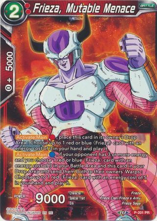 Dragon Ball Super Card Game - Mythic MB-01 P-201 Frieza, Mutable Menace