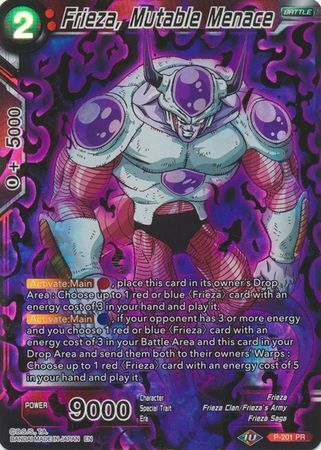 Dragon Ball Super Card Game - Mythic MB-01 P-201 Frieza, Mutable Menace [Gold Stamp]