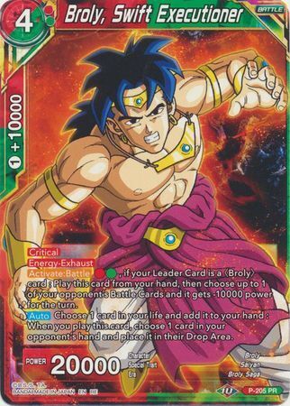 Dragon Ball Super Card Game - Mythic MB-01 P-205 Broly, Swift Executioner