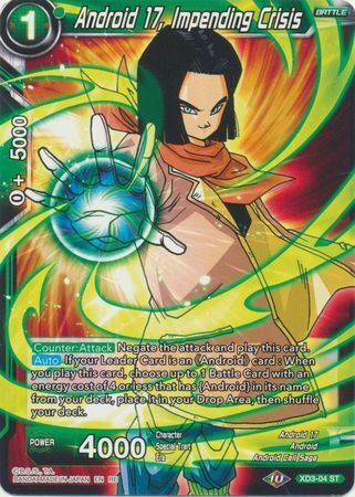 Dragon Ball Super Card Game - Mythic MB-01 XD3-04 Android 17, Impending Crisis