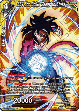 Realm Of The Gods BT16-146 SS4 Son Goku, Ready to Strike