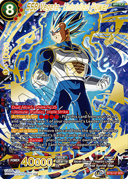 Realm Of The Gods BT16-147 SSB Vegeta, Unbridled Power