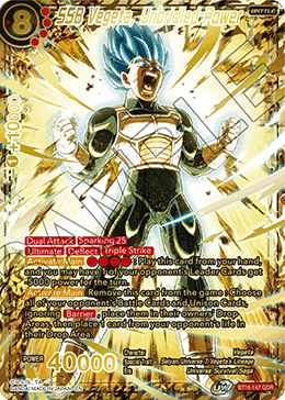 Realm Of The Gods BT16-147 SSB Vegeta, Unbridled Power GDR