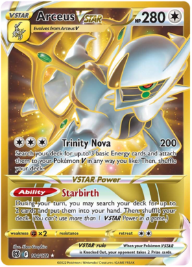 SWSH Brilliant Stars 184-172 Arceus VSTAR